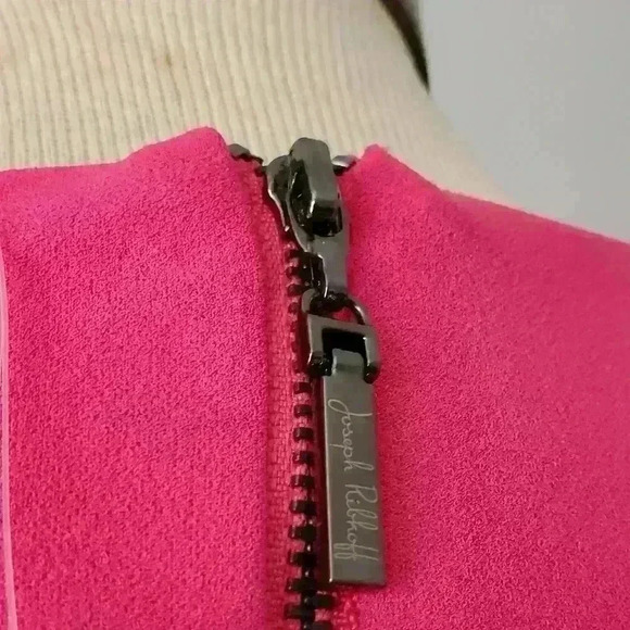 Joseph Ribkoff New with  tags hot pink and black midi dress size 8 - Picture 8 of 16